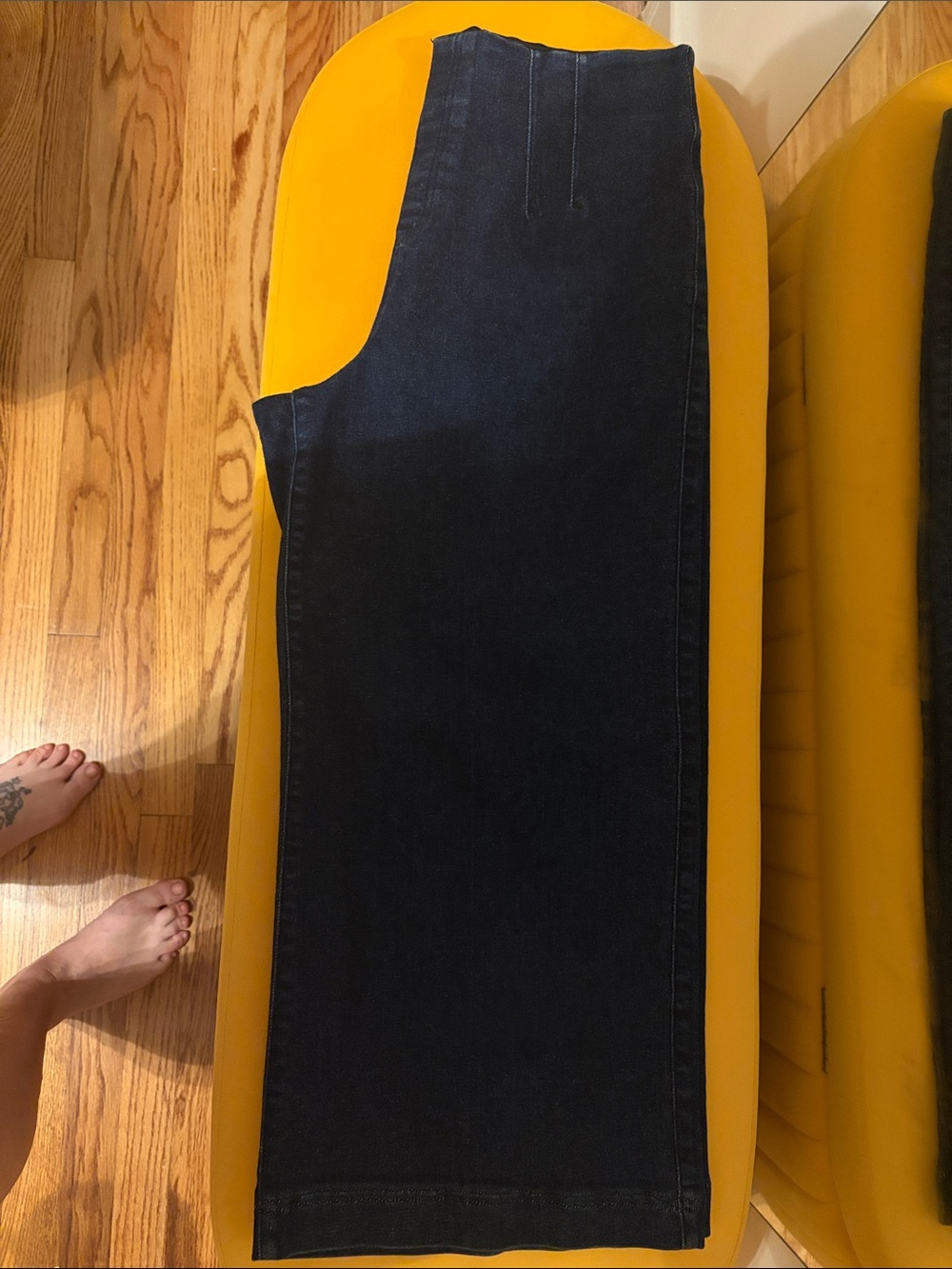SPANX Dark Blue Wide-Leg Jeans